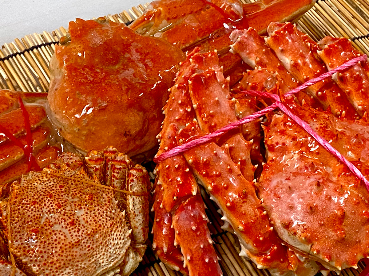 三大ガニ姿セット タラバ・毛ガニ・ズワイ 約2kg 冷凍 豪華3種