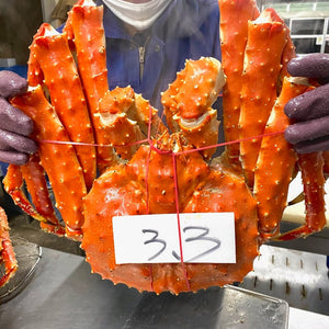 限定　北海道産　生冷タラバガニ　極大　12本 北海道より直送 北海道加工 超大型タラバガニ 超極太カニ脚 特