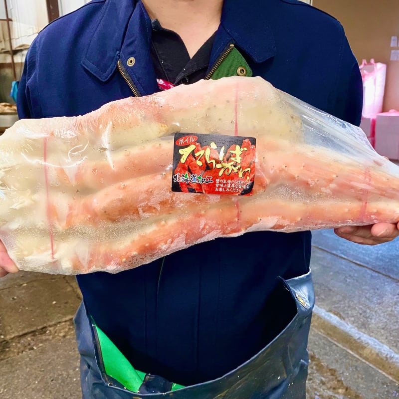 本タラバガニ ボイル 極太脚 7L 約1.5kg 4本前後 冷凍 特大サイズ